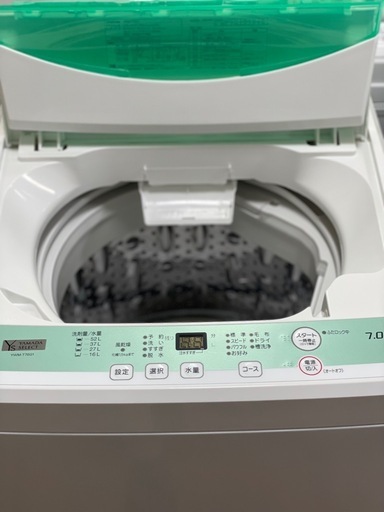 送料・設置込み可?表示価格より10%OFF?　洗濯機　7kg ヤマダ電機　2020年【分解クリーニング済み】