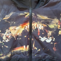 LFYT Lafayette ラファイエット 中綿ジャケット 絵画プリント フード付き Mサイズ の画像