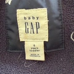 GAP 紺 ダウンコート5T 110cmの画像
