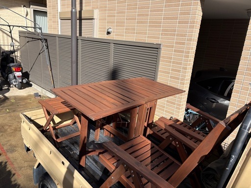 IKEA外用テーブルセット