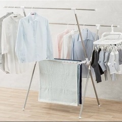 ニトリ(NITORI) ステンレスX型物干しの画像