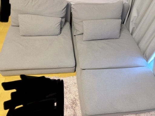 IKEA ソーデルハムン3人掛け　※足無し