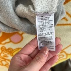 GAPパーカー　ベビー用　80センチの画像