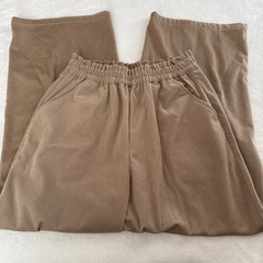 パンツ(ガウチョ、スウェード)の画像