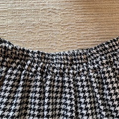 白黒フレアスカートの画像