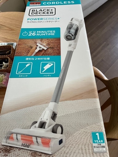 「ブラック＆デッカー｜BLACK + DECKER 14.4Vサイクロンクリーナー サイクロン式 /コードレス」  ブラック・アンド・デッカー 型番：BHFEA420J