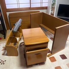 学習机（天板幅:110cm）  椅子なしの画像