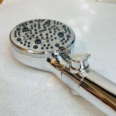 マイクロナノバブル シャワーヘッド 9水流 高水圧 節水90％ 塩素除去 シルバー 簡単取り付け 新品の画像