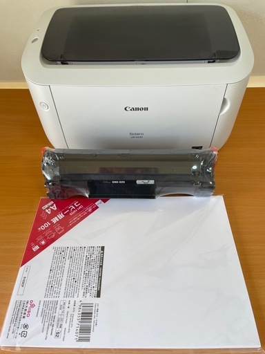 Canon モノクロレーザープリンター LBP6030 新品トナー付き／動作良好