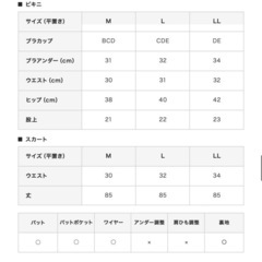 エンジェルルナ　水着　レディース ビキニ フレアバンドゥ 3点セットの画像