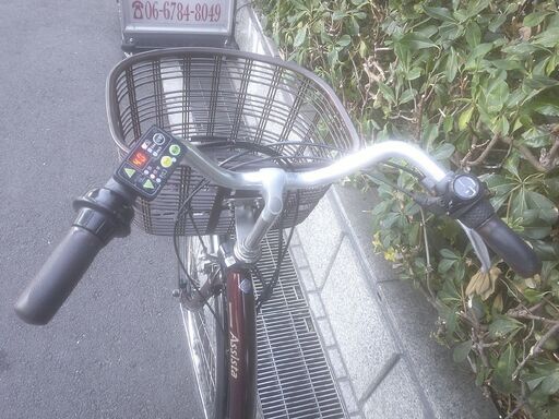 電動26インチ 税別￥41.637- 新基準ブリヂストンアシスタ　良品8.7Ah 電動自転車　３ヶ月保証　ブラウン117
