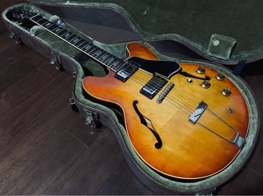 Gibson ES-330 ES-335 Casino 用 Hard Case ギブソン ブラウン ハードケース セミアコ
