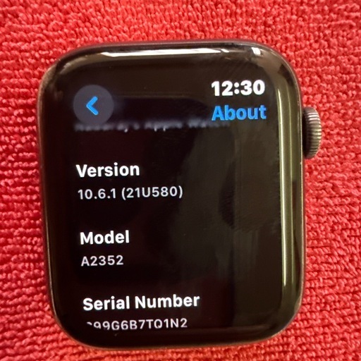 (値下げ中)Apple Watch SE 44mm アルミニウム