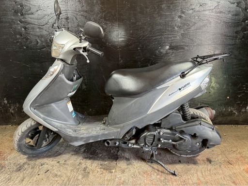 ★支払総額8.0万円★関東圏内即日配送可能！ 全車走行テスト済み！ スズキ アドレスV125 シルバー CF4EA 外観良好！ ４ストインジェクション！ 集中キー！ LEDウィンカー、テール！ LEDヘッドライト！