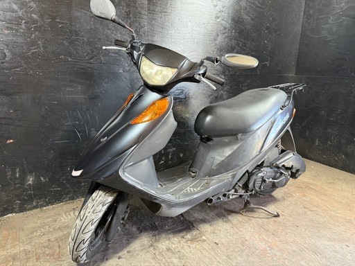 ★支払総額8.5万円★関東圏内即日配送可能！ 全車走行テスト済み！ スズキ アドレスV125 ガンメタ CF4EA 人気のV125！ ４ストインジェクション！ 集中キー！ フロントディスクブレーキ！ カスタムベースに♪