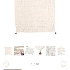 BOBO 授乳クッション、ガーゼケット、ガーゼタオル　3点の画像