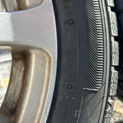 155 65R 14 icenavi 7  4本スタッドレスタイヤ　ホイール付き　の画像