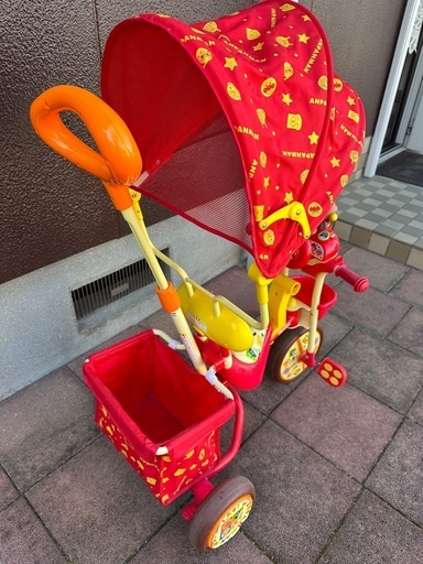 三輪車 アンパンマンデラックスR レッド