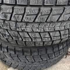 ランクル78系　純正ホイールタイヤ　中古の画像