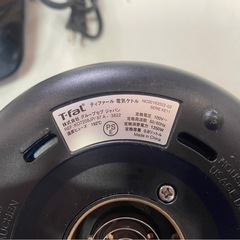 T-fal　ティファール　電気ケトル　0.8L　アプレシアコントロール　KO7208JP　2021年製　稼働確認済　中古　③の画像