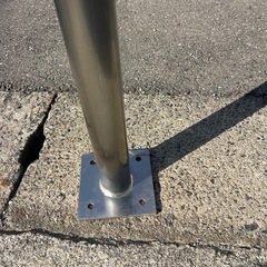 アーチ型　車止めの画像