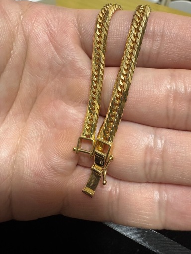 k18 アンクレット 12面トリプル 喜平 15.2g 24cm