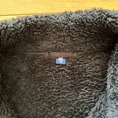 ユニクロ フリース 150 黒 キッズ UNIQLOの画像