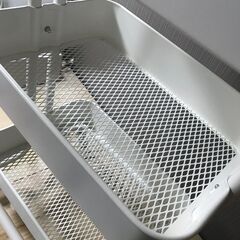 IKEA RÅSKOG ロースコグ ホワイト 35×45×78 cm キッチンワゴン RASKOG 白色の画像