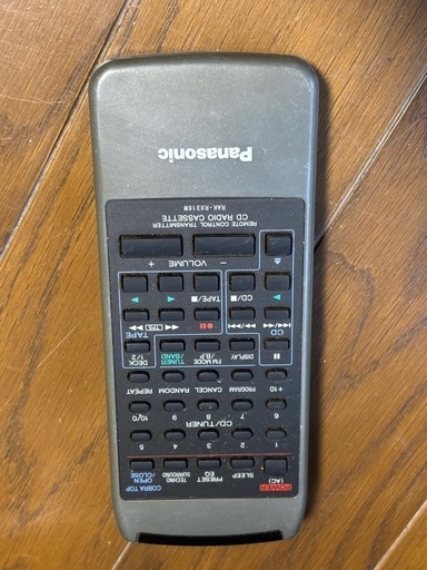 【動作品】パナソニックPanasonic RX-DT707リモコン付コブラトップ パナソニック ポータブルステレオCDラジカセコブラトップ RX-DT707