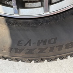 【決定】225/65R17 スタッドレス ブリヂストンDM-V3４本セット ホイール付きの画像