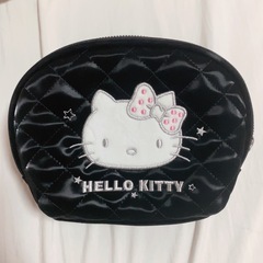 MINISO ハローキティ メイクポーチ キルティングの画像