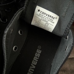 コンバース　黒22.5センチの画像