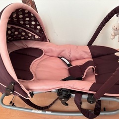 【値下げ】バウンサー　角度調整可、おもちゃ付きの画像