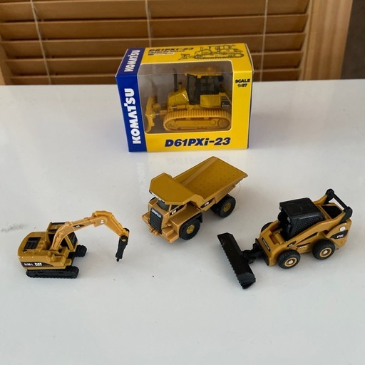 コマツ 重機 非売品 ミニチュア (あや) 西線11条のミニカーの中古