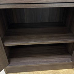 【ジャングル深井店】★ レンジ台 茶 家具 収納家具 簡易クリーニング済 堺市 深井 【FU3320】の画像