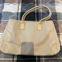 ベージュ バッグ ビジネス 25cm×40cmの画像