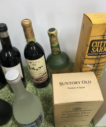 戸河内　未開栓 古酒 まとめて 19本 ワイン ブランデー 焼酎 サントリー トカップ モルト 八重泉 など お酒　ウイスキー