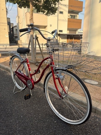早い者勝ち！ママチャリ自転車 ほぼ新車！