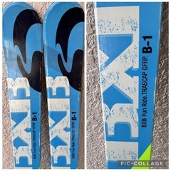 BXB 　ジュニアスキー スキー板 135cm 調整ビンディング付きの画像