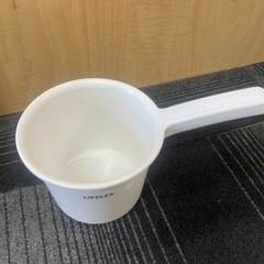 ◆早い方優先！！お風呂のイス、手桶セット　ホワイト　　の画像