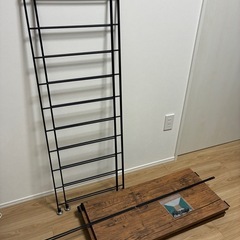 ラック 木製棚板 4段 幅85.5/65 奥行き41.5 高さ123.5cm MWS-12844 MWS-12644 山善 YAMAZENの画像