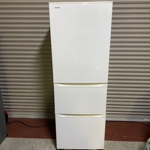 3ドア　冷蔵庫　東芝　GR-M36SXV　2019年製　 高さ(H)173cm× 幅(W)60cm× 奥行(D)68cm
