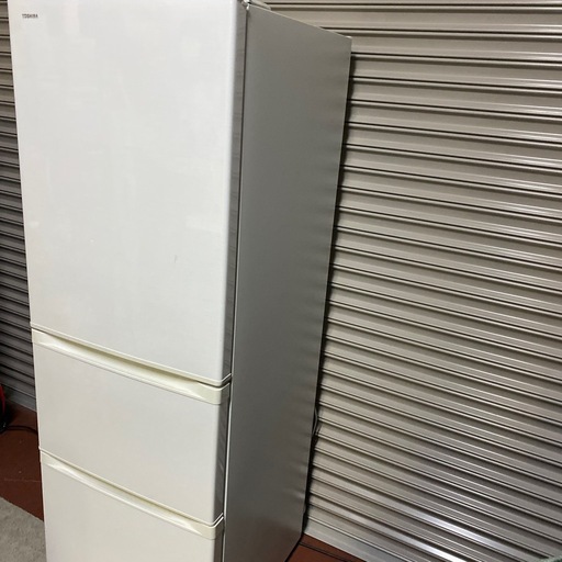 3ドア　冷蔵庫　東芝　GR-M36SXV　2019年製　 高さ(H)173cm× 幅(W)60cm× 奥行(D)68cm