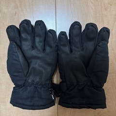 AIRWALK 黒 防寒5本指手袋 キッズの画像