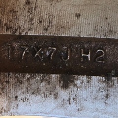 214/45ZR17 5穴　PCD100  OFF48　17×7Jの画像