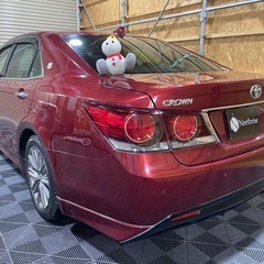 トヨタ　クラウンハイブリッド　アスリートS 4WD 平成28年後期　12.3万キロ　車検令和9年5月　サンルーフ　純正HDDナビ　テレビ　バックカメラ　クリアランスソナーの画像