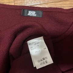 Ryu Ryu ワインレッド　ニット　Mの画像