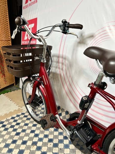 No.609 ブリヂストンフロンティア ラクット FK0B49整備済み 電動アシスト自転車