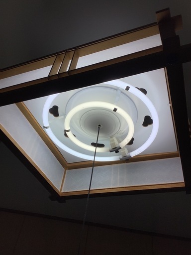 National和風木製ペンダントライト (local) 石垣の家電の中古あげます