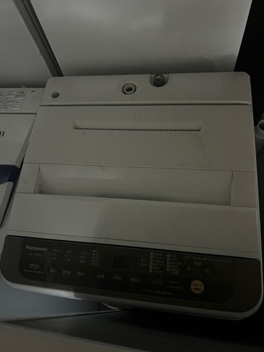 2019年製造の7kg洗濯機です。
